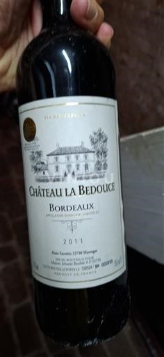Bordeaux Château La Bedouce 2011