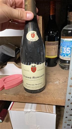 Vin Rouge sec Domaine Nudant 2012 France Bourgogne Vosne-romanée AOC