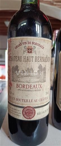 Bordeaux Château Haut Bernin Ikke årgangsbestemt
