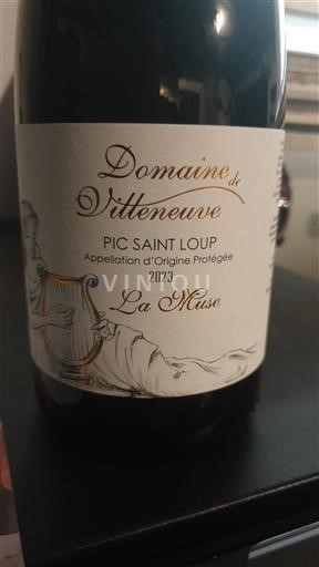 Languedoque Pic-saint-loup Domaine Villeneuve La Muse 2023