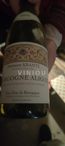Borgogna Borgogna Aligoté Domaine Krantz 2018