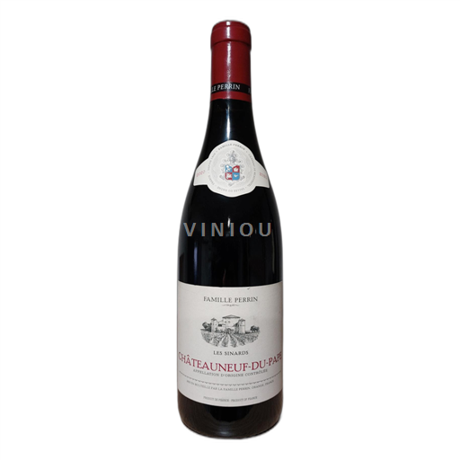 Vin Rouge sec Les Sinards Famille Perrin 2020 France Vallée du Rhône Châteauneuf-du-pape AOC