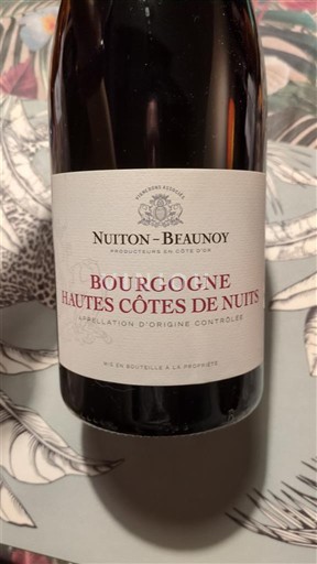 Burgundsko Nespecifikováno Nuiton-Beaunoy 2022