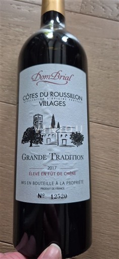 Roussillon Côtes du Roussillon Villages Dom Brial Grande Tradition 2017