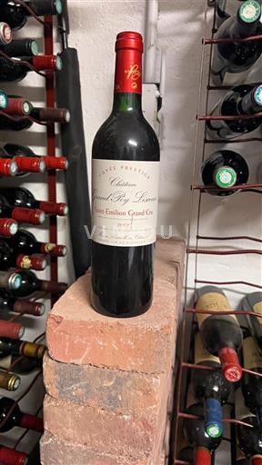 Bordeaux Saint-Émilion Grand Cru Château Grand-Pey Lescours Prestige 2002