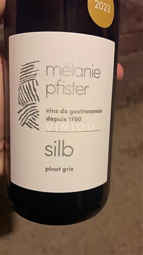 Alsace Pinot xám Mélanie Pfister silb 2023
