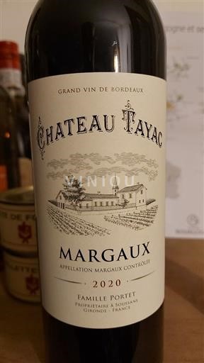 Bordeaux Margaux Château Tayac 2020