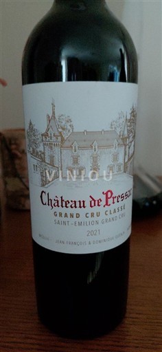 Bordeaux Saint-Émilion Grand Cru Grand Cru Château Pressac 2021