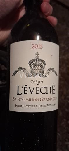 Bordeaux Saint-Émilion Grand Cru Grand Cru Château L'Evêché 2015
