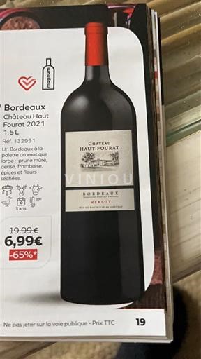 Bordeaux Château Haut Fourat 2021