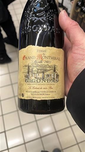 Rhônen laakso Gigondas Ferme du Grand Montmirail 2022