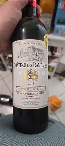 Burdeos Bordeaux Château Les Rambauds Excellence 2015