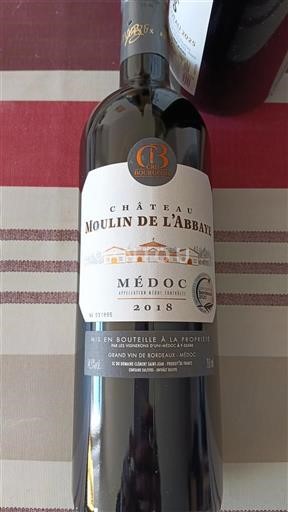 Bordeaux Médoc Cru Bourgeois Château Moulin de l'Abbaye 2018