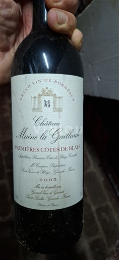 Bordeaux Niet gespecificeerd Château Maine la Guillard 2005