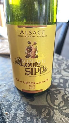 Alsazia Gewürztraminer Louis Sipp Bio's 2017