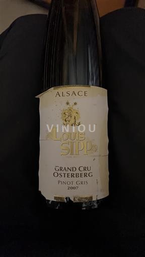 Alsazia Pinot grigio Grand Cru Louis Sipp Osterberg 2007