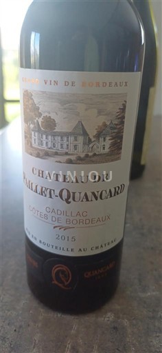 Bordeaux Cadillac-côtes-de-bordeaux Château Vallet-Quancard 2015