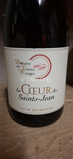 Bourgogne Domaine Des Terres Rouges Le Cœur des Saints-Jean 2022