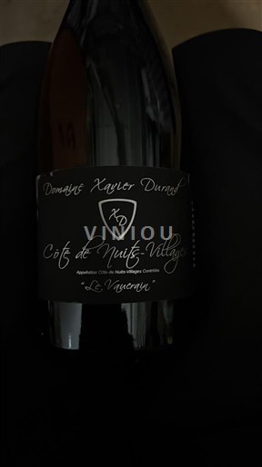 Burgundy Côte de Nuits Villages Domaine Xavier Durant Les Vaucrains Non-Vintage