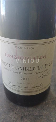 Borgoña No especificado Premier Cru Domaine Des Varoilles Les Moniales 2011