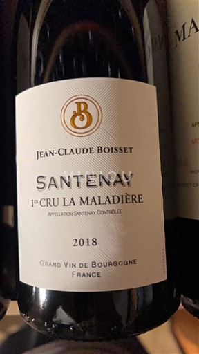 Bourgogne Santenay Premier Cru Jean-Claude Boisset 1er Cru La Maladière 2018