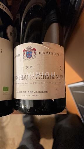 Bourgogne Hautes Côtes de Nuits Closérie des Alisiers 2019
