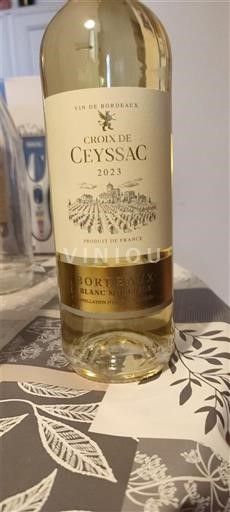 Bordeaux Bordeaux trắng Croix de Ceyssac 2023