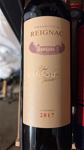 Bordeaux Bordeaux Supérieur Château Reignac Grand Vin de Reignac 2017