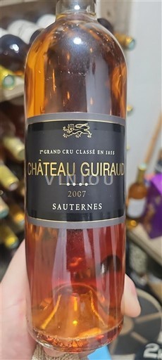 Bordeaux Sauternes 1er Grand Cru Classé Château Guiraud 2007
