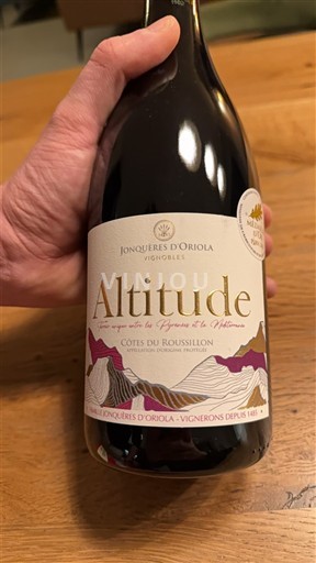 Roussillon Côtes du Roussillon Jonquères Oriola Altitude 2023