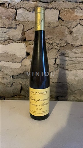 Alsazia Alsazia Grand Cru Vendanges Tardives Kintzheim 2012