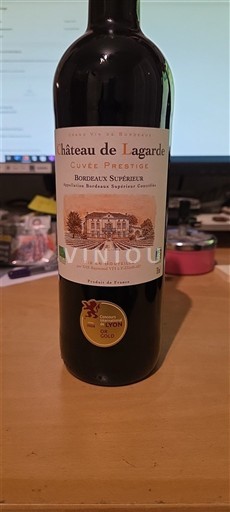 Bordeaux Bordeaux supérieur Château Lagarde Prestige 2022