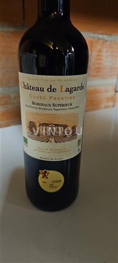 Bordeaux Bordeaux supérieur Château Lagarde Prestige 2022