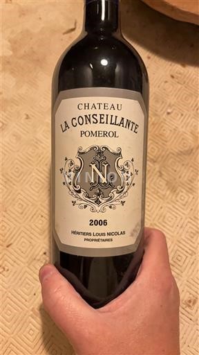 Bordeaux Pomerol Château La Conseillante 2006