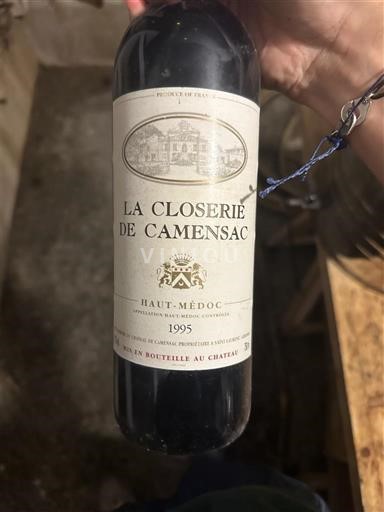 Bordeaux Haut-Médoc La Closerie de Camensac 1995