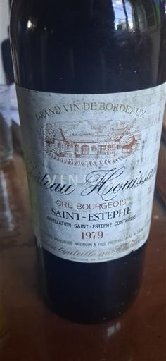 Bordeaux Saint-Estèphe Cru Bourgeois Château Hourtin Ducasse 1979
