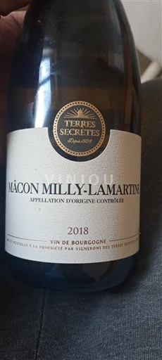 Burgundy Mâcon and Mâcon-Villages Terres Secrètes 2018