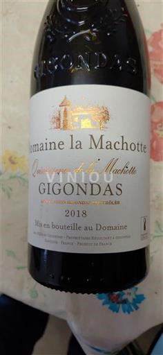 Thung lũng Rhône Gigondas Domaine La Machotte 2018
