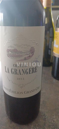 Bordeaux Saint-Émilion Grand Cru Grand Cru Château La Grangère 2015