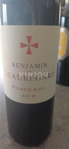 Bordeaux Pomerol Château Beauregard Benjamin de Beauregard 2019