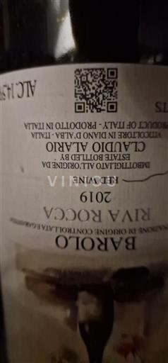 Piemonte Barolo Claudio Alario Riva Rocca 2019