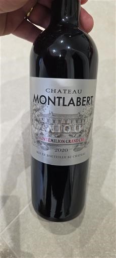 Bordeaux Saint-Émilion Grand Cru Grand Cru Château Montlabert 2020