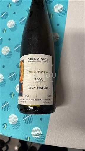 Alsace Domaine Bohn Fernand 2003