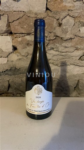 Východní regiony Haute-Marne Domaine Le Midi Montsaugeonnais Feuilles d'Or 2020
