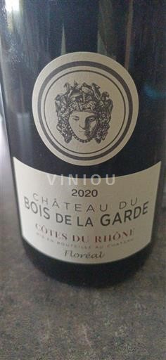 Thung lũng Rhône Côtes-du-rhône Château Bois de la Garde Floreal 2020