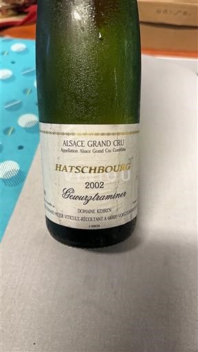 Alsace Alsace Grand Cru Grand Cru Domaine Kieny Hatschbourg 2002