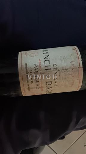 Bordeaux Pauillac Grand Cru Château Lynch-Bages 1967