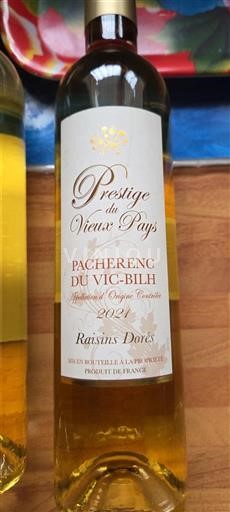 Tây Nam Pacherenc-du-vic-bilh Prestige du Vieux Pays Raisins Dorés 2021