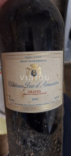 Bordeaux Graves Château Duc Arnauton 2006