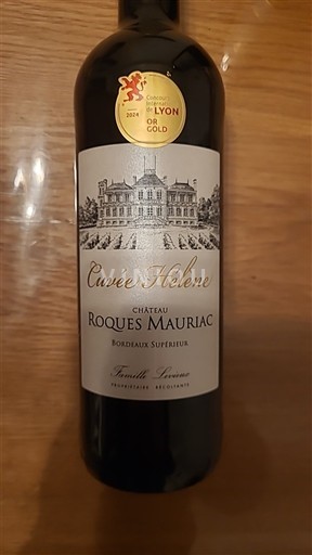 Bordeaux Bordeaux supérieur Château Roques Mauriac Hélène 2023